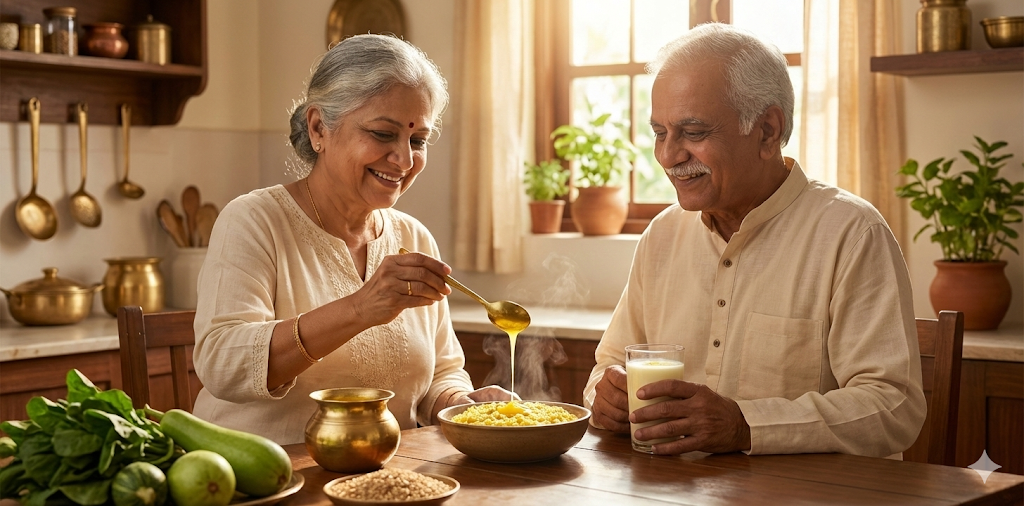 Best A2 Ghee for Senior Citizens - Supporting Bone Health and Digestion for Healthy Aging