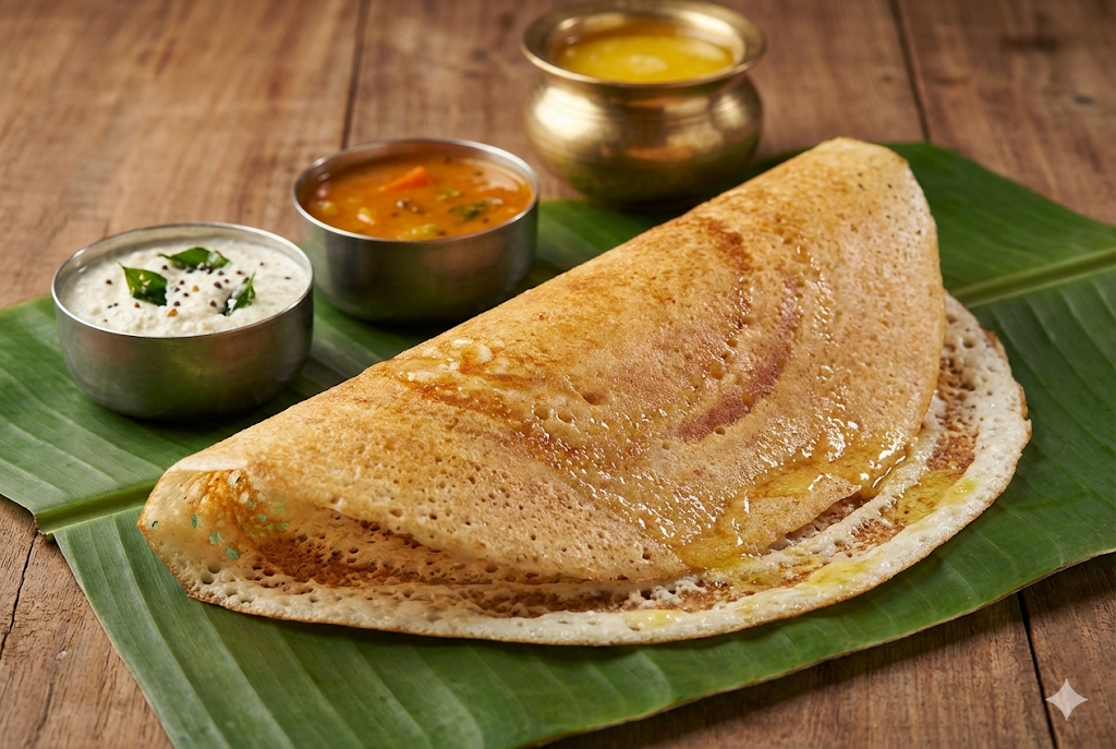 Ghee Dosa Recipe - Crispy South Indian Breakfast with Pure A2 Ghee