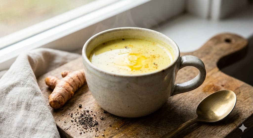 The Perfect Cup of Turmeric Ghee Milk - Bioavailable and Healing