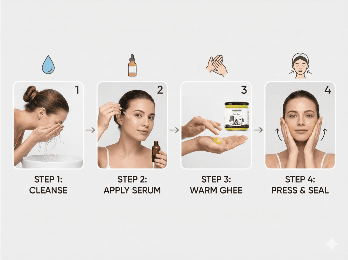 How to Slug with Ghee - Step-by-Step Ayurvedic Ritual