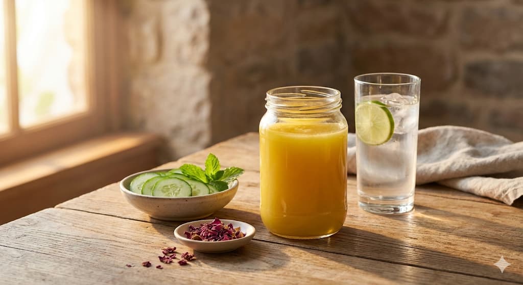 Ghee for Summer Season - Pure A2 Ghee with Cooling Summer Ingredients for Pitta Balance and Heat Protection