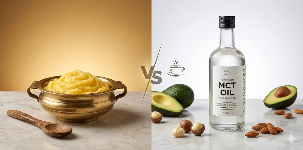 Ghee vs MCT Oil Comparison - Which is Better for Keto Diet, Weight Loss and Brain Health