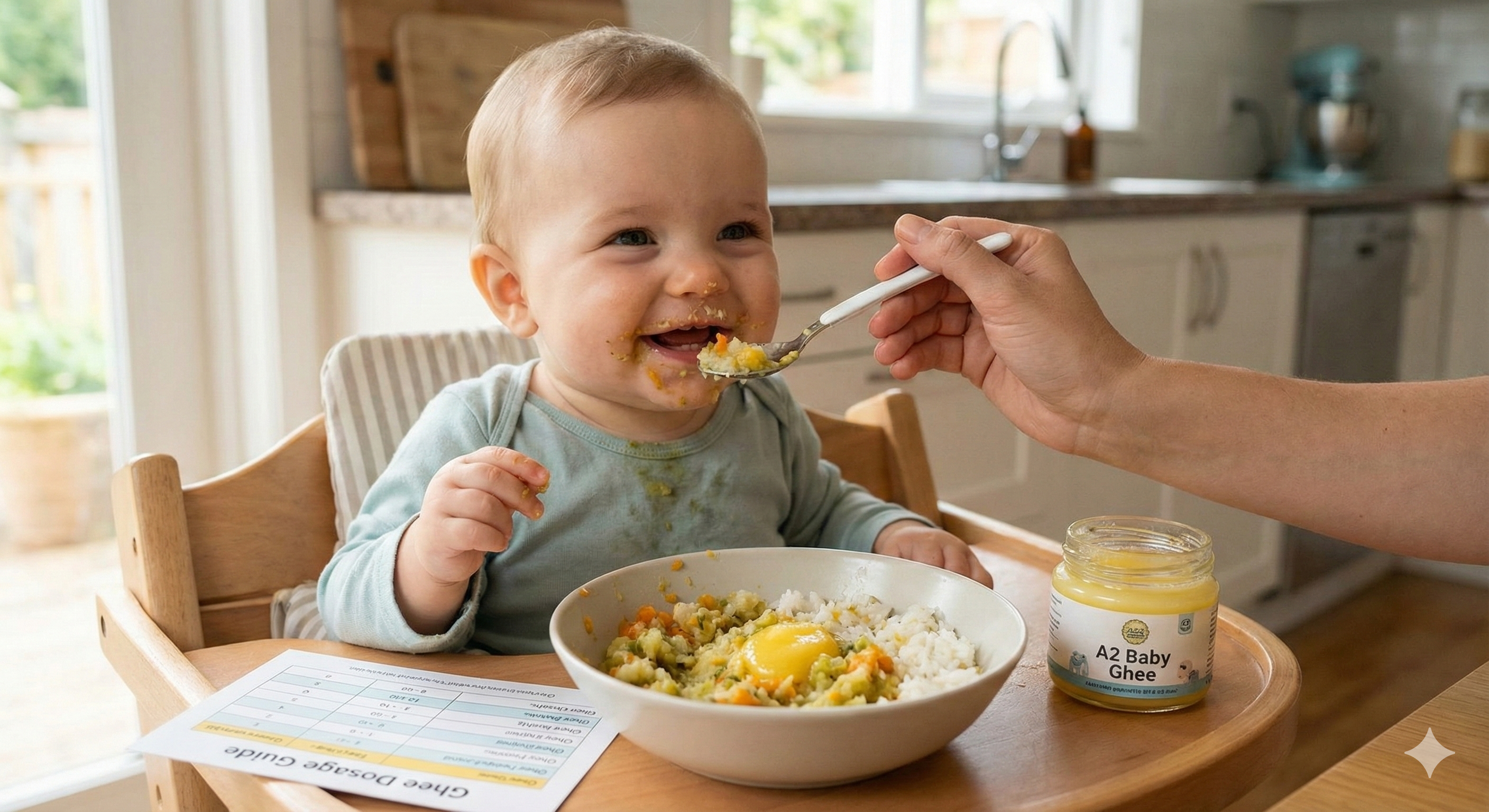 Ghee Dosage Chart for Babies - Age-Wise Feeding Guide
