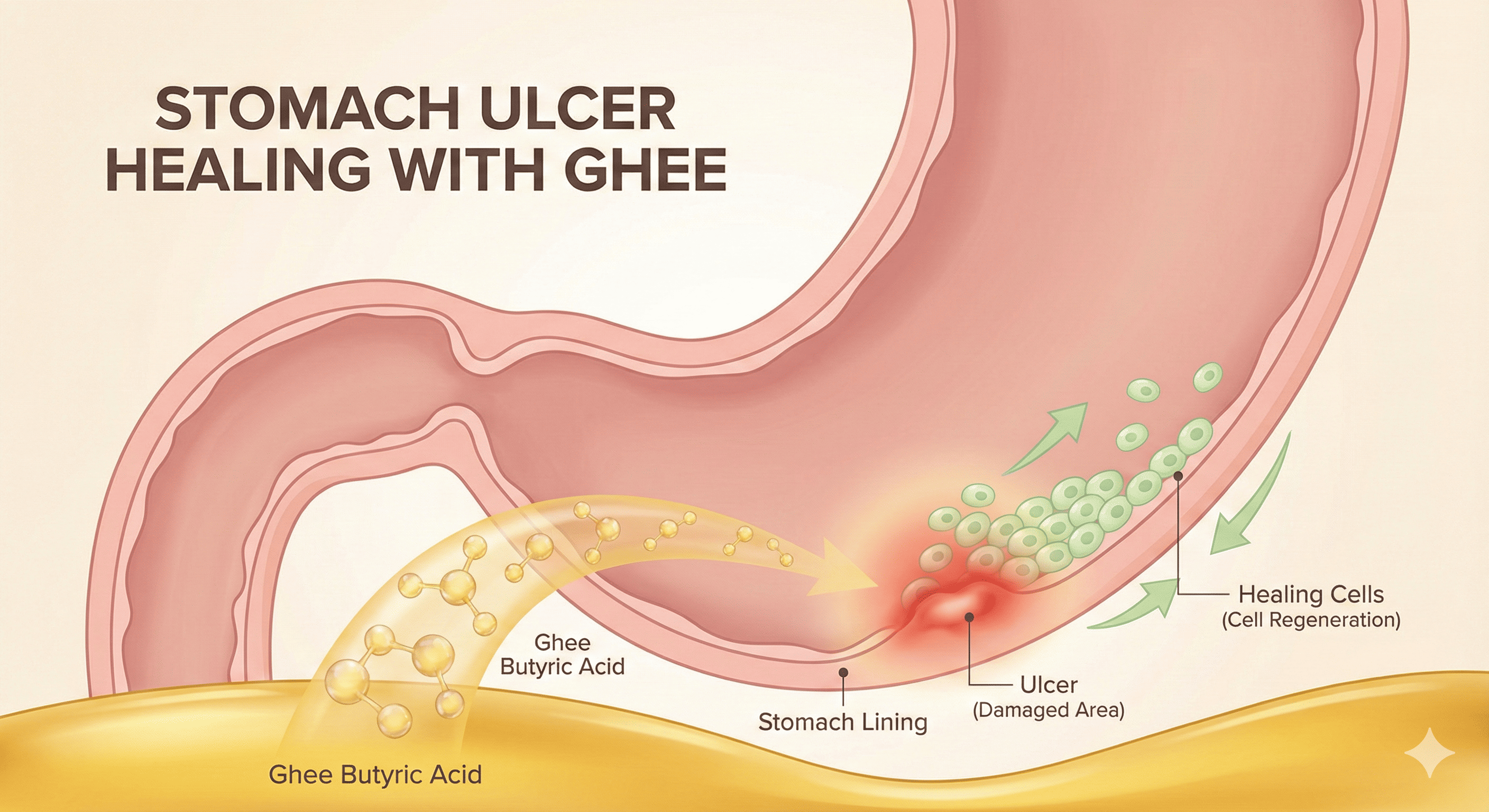 Ghee for Stomach Ulcers - Natural Healing