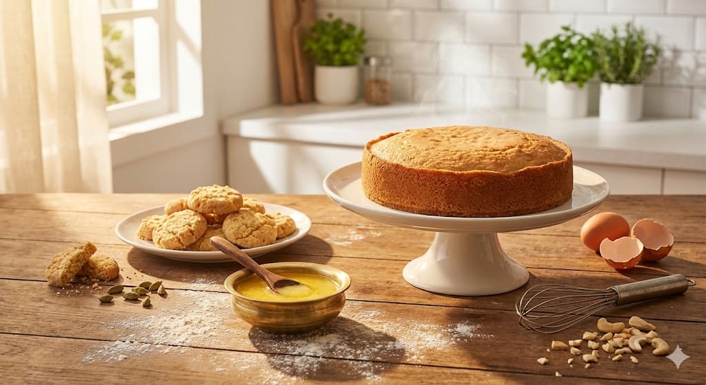 Ghee for Baking - Fresh ghee cake and cookies with pure A2 ghee for baking