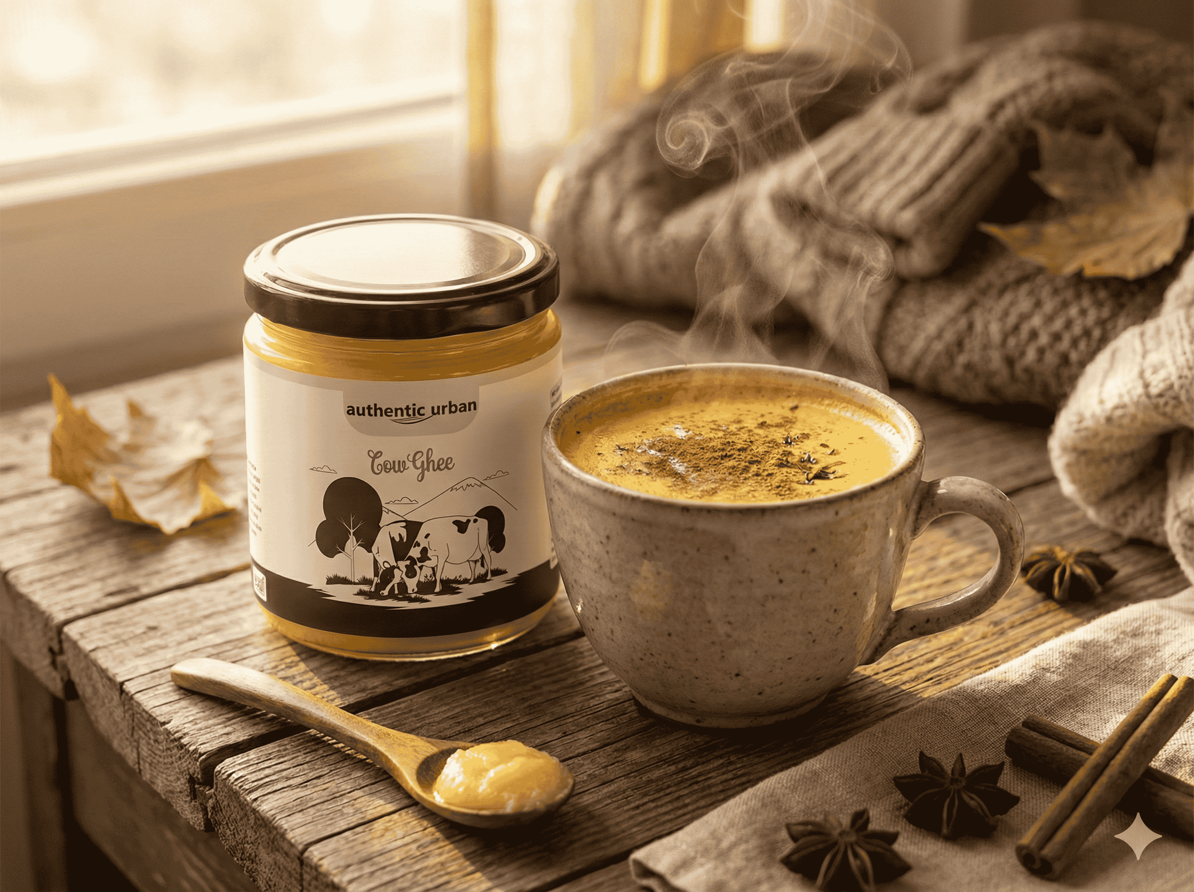 The Perfect Cup of Turmeric Ghee Milk - Bioavailable and Healing