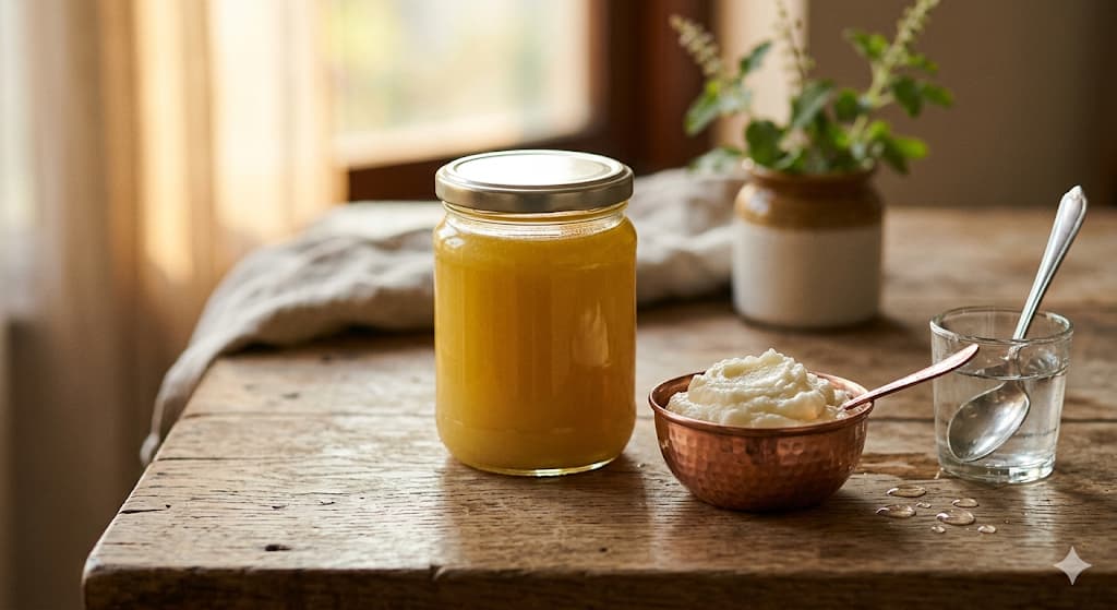 Shata Dhauta Ghrita - 100 times washed ghee transformed into a soft white skincare cream