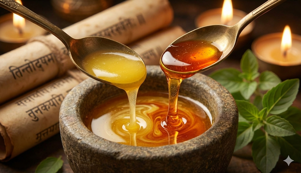 Ghee and Honey - Poison or Nectar in Ayurveda