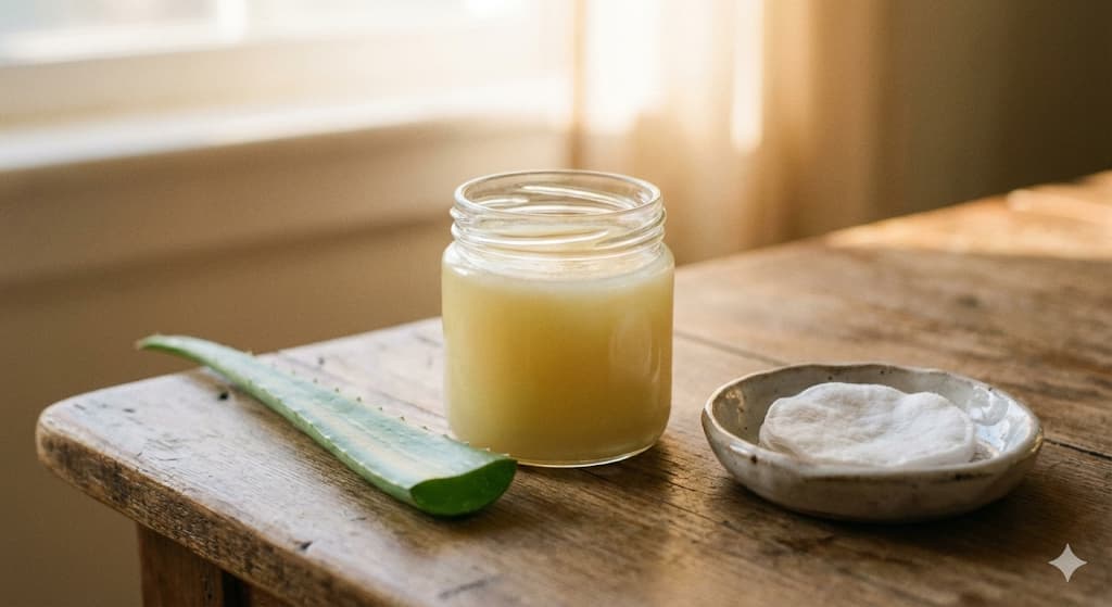 Shata Dhauta Ghrita natural treatment for eczema psoriasis burns and acne showing before and after healing