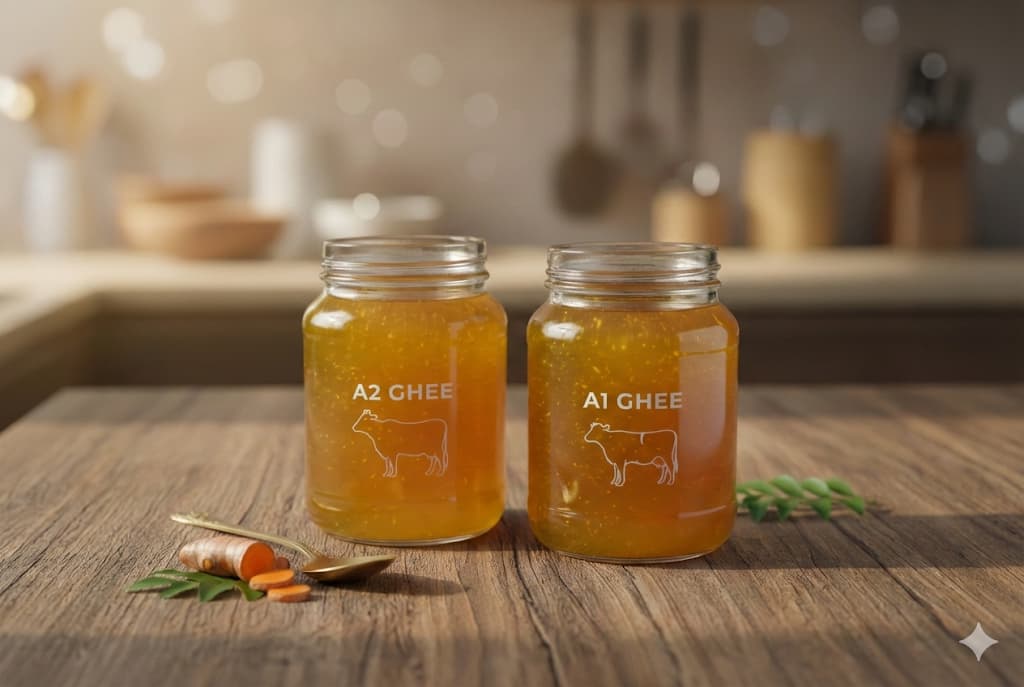 A2 Ghee vs A1 Ghee - Key Differences Comparison Guide