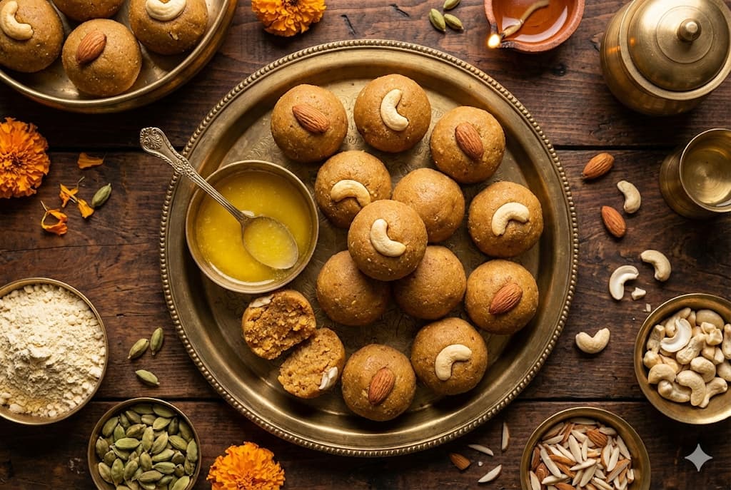 Besan Ladoo Recipe - Perfect Indian Sweet with Pure A2 Ghee