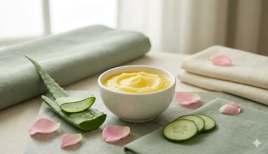 Ghee for Rosacea - Natural A2 Cow Ghee for Sensitive Skin and Facial Redness Relief