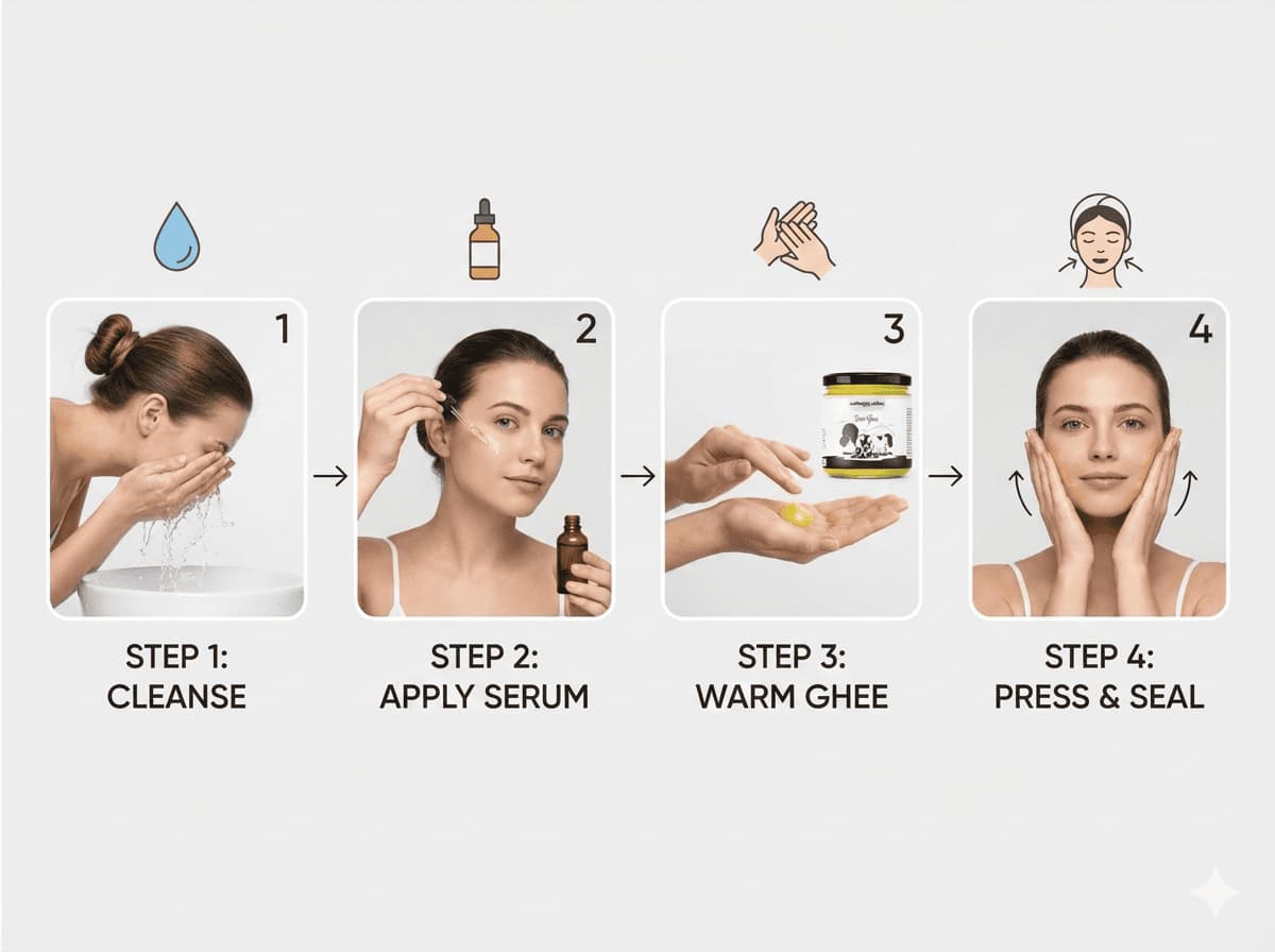 How to Slug with Ghee - Step-by-Step Ayurvedic Ritual