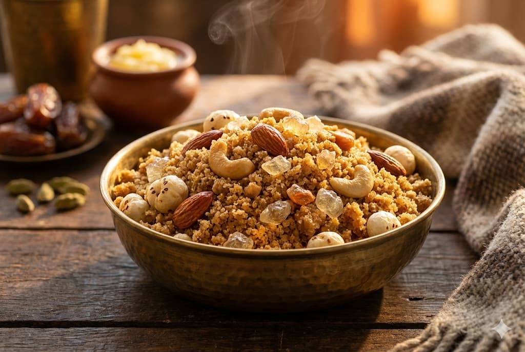 Authentic Panjeeri Recipe - Immunity Booster with Pure A2 Ghee and Nuts