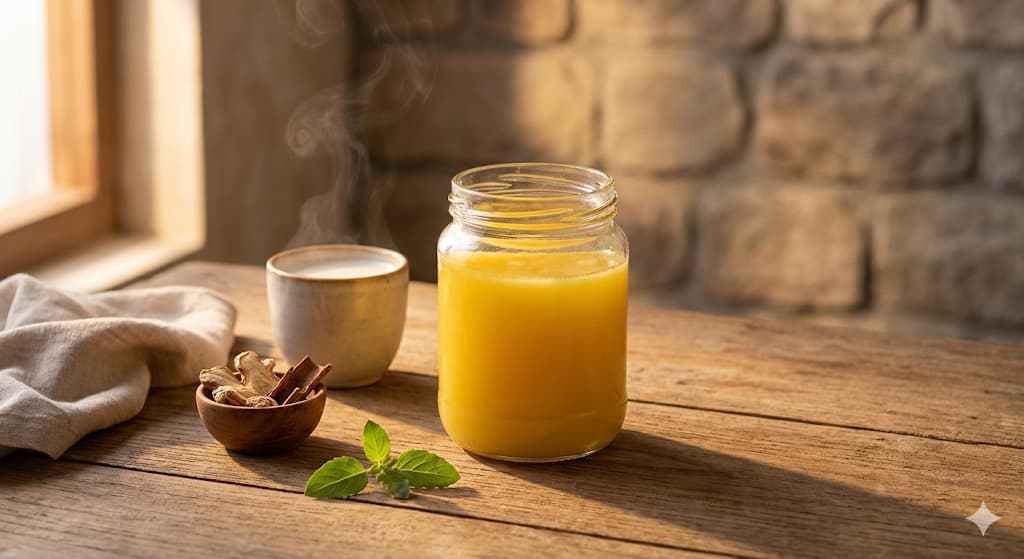 Ghee for Period Cramps and PMS - Natural menstrual pain relief with A2 ghee anti-inflammatory and hormone balance