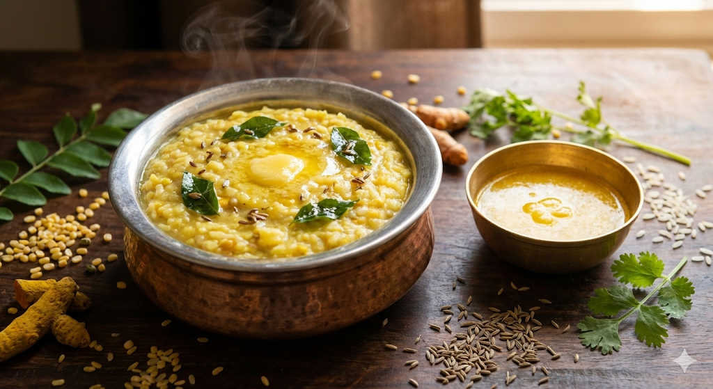 Ghee Khichdi Recipe - Authentic Indian Comfort Food with Pure A2 Ghee