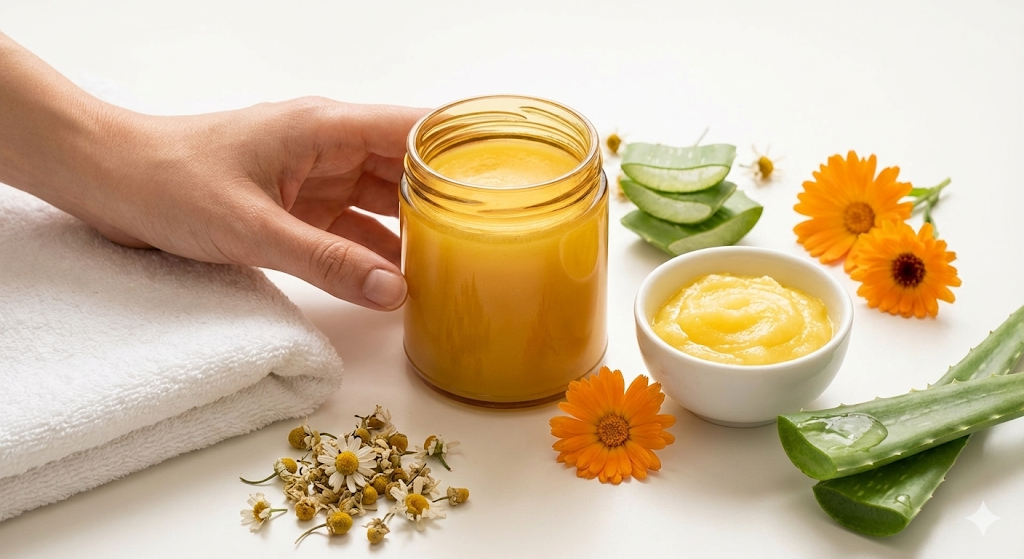 Ghee for Eczema - A2 Cow Ghee with natural skin healing ingredients