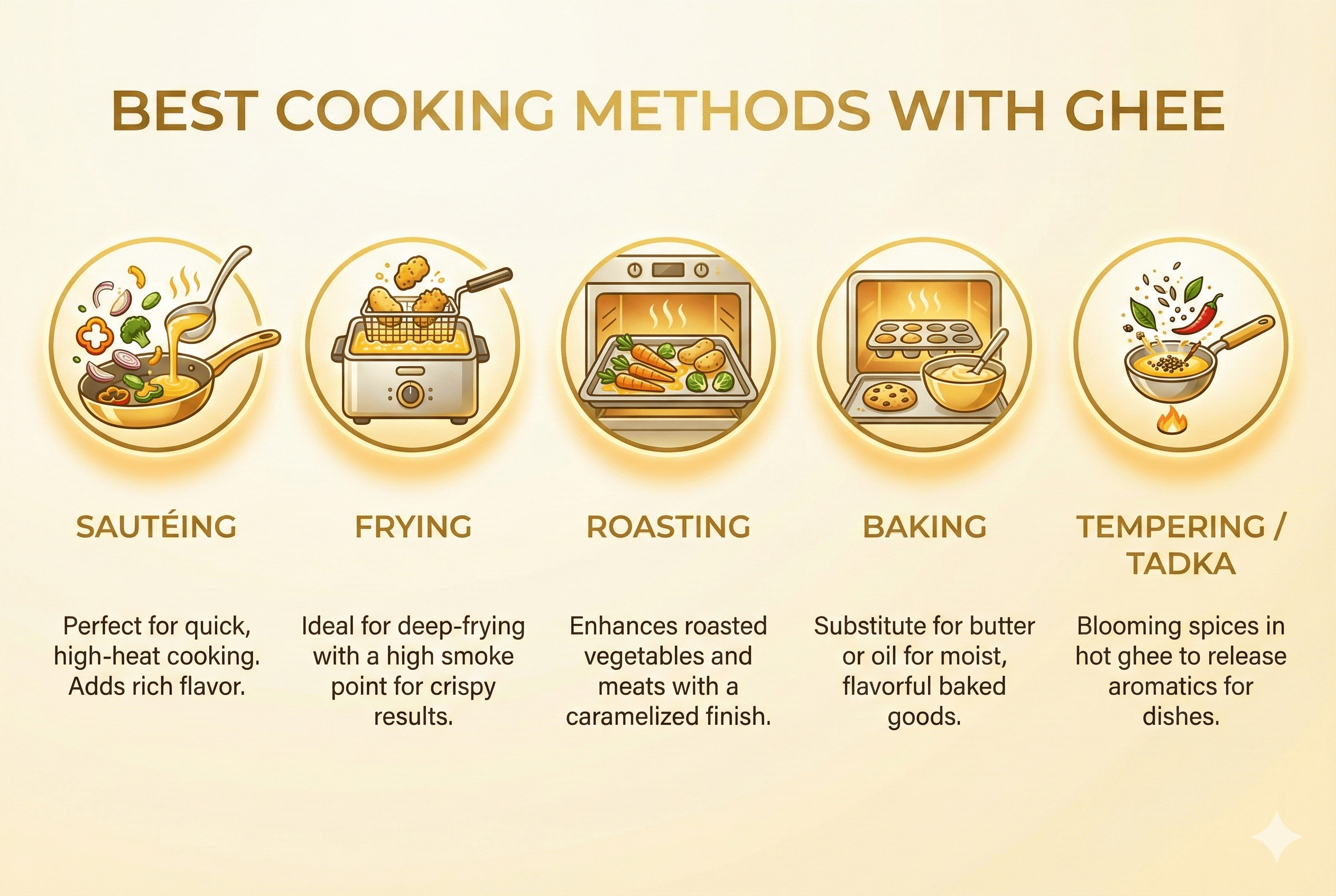 Cooking with Ghee - Best Cooking Methods and Techniques