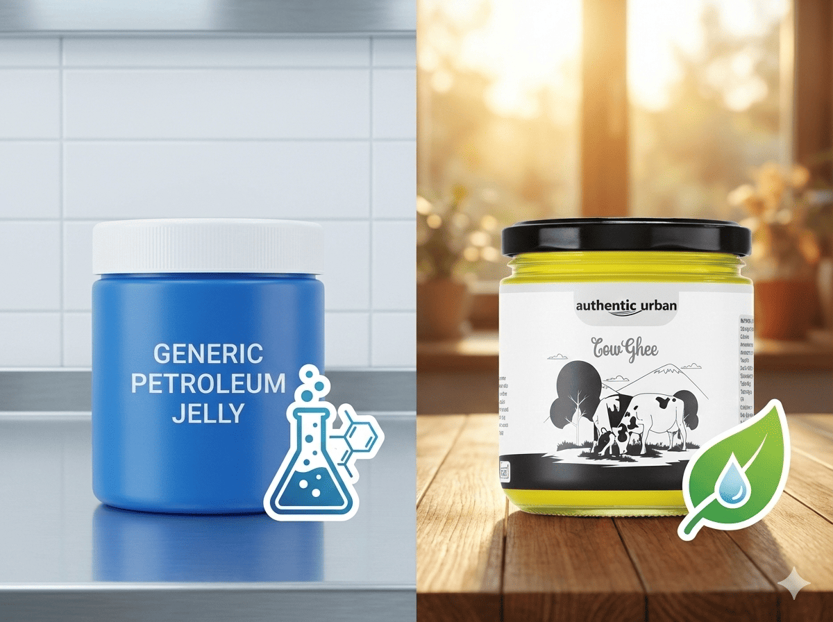 Ghee vs Vaseline for Slugging - Natural Skincare