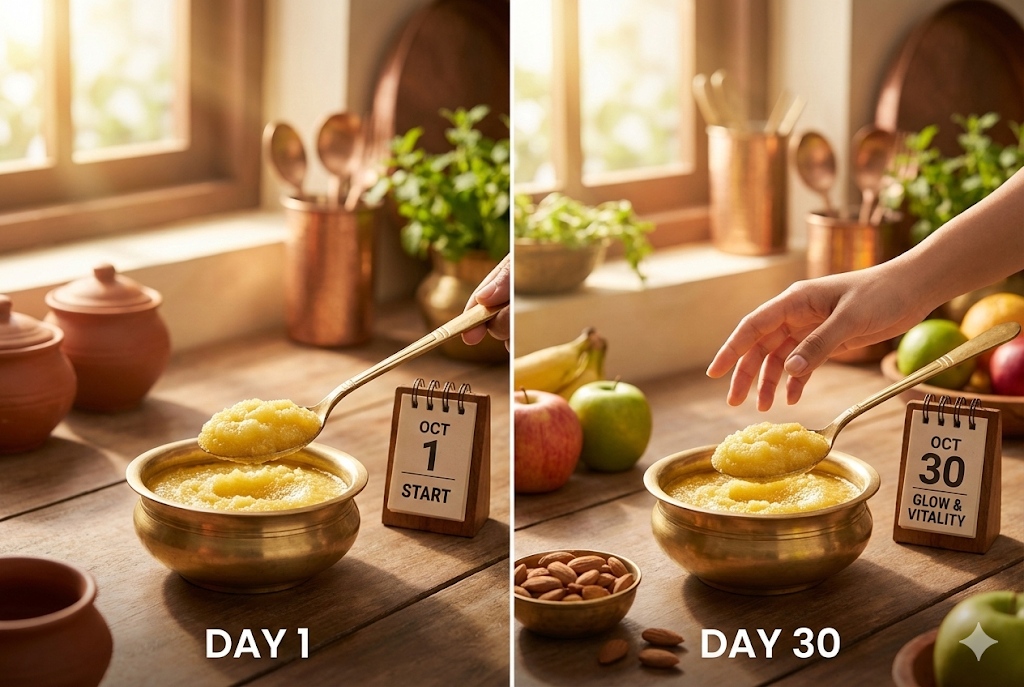 30 Day Ghee Transformation Journey - Week by Week Results