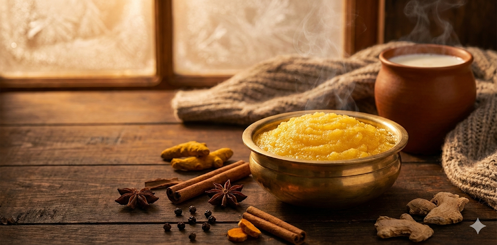 Best A2 Ghee for Winter - Traditional Golden Ghee with Warming Spices for Cold Weather Immunity