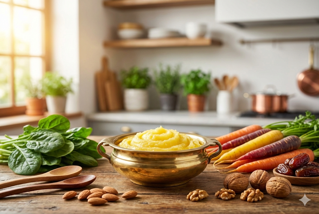 Is Ghee Healthy - Golden A2 Ghee with Nutritious Whole Foods